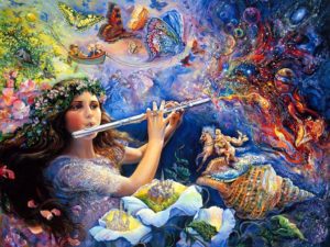 Quadro petico -musicale di Josephine Wall